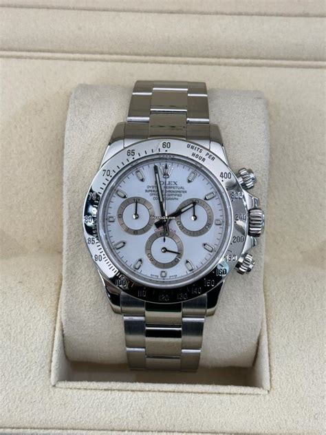 rolex daytona bianco crono 24|rolex daytona for sale.